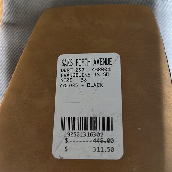 Jonathan Simkhai Evangeline Square Toed Heel Sandals in Black (Size 8/38) - Picture 4 of 4